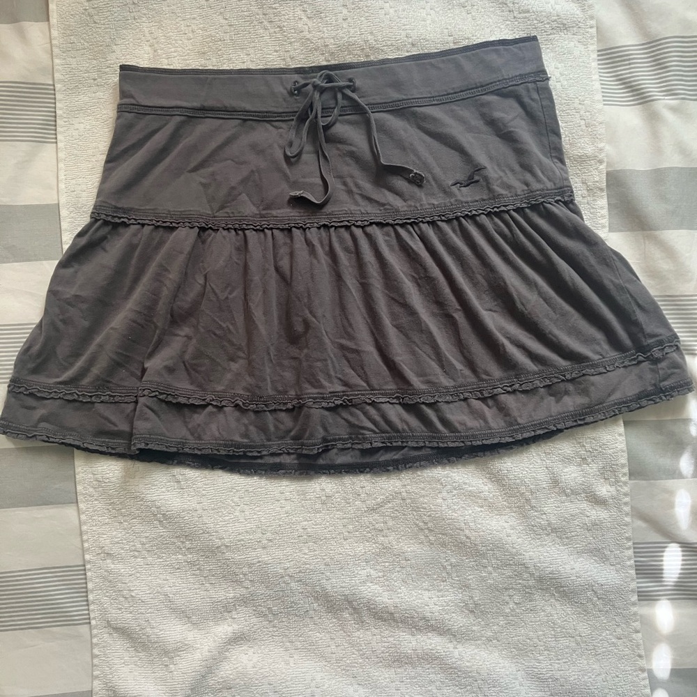 Hollister Charcoal Mini Skirt